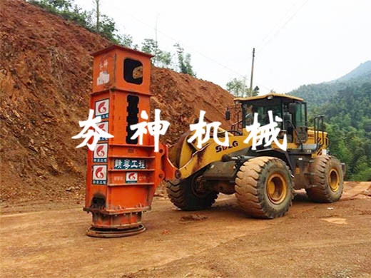 hc系列高速液壓夯實機案例