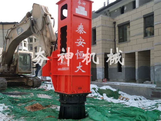hc系列高速液壓夯實機(jī)案例